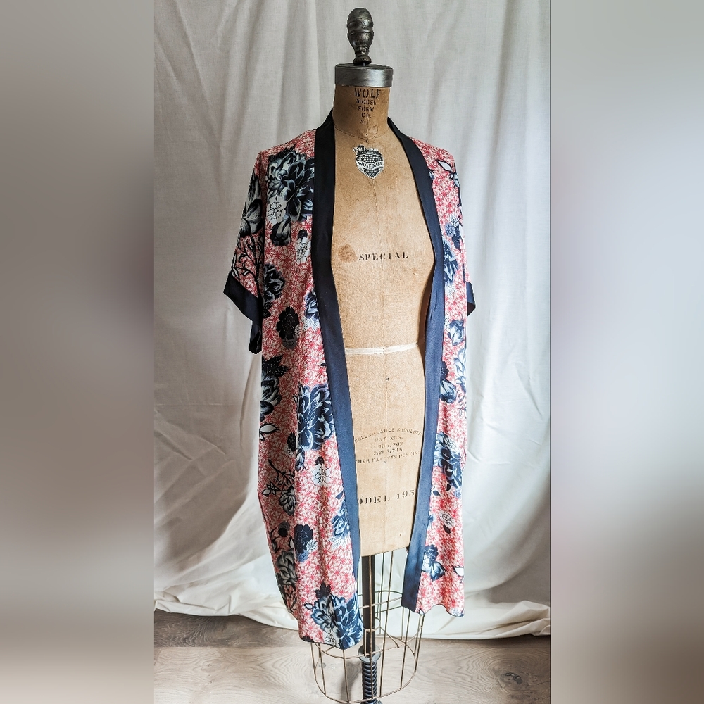 Floral kimono robe - boho lounge